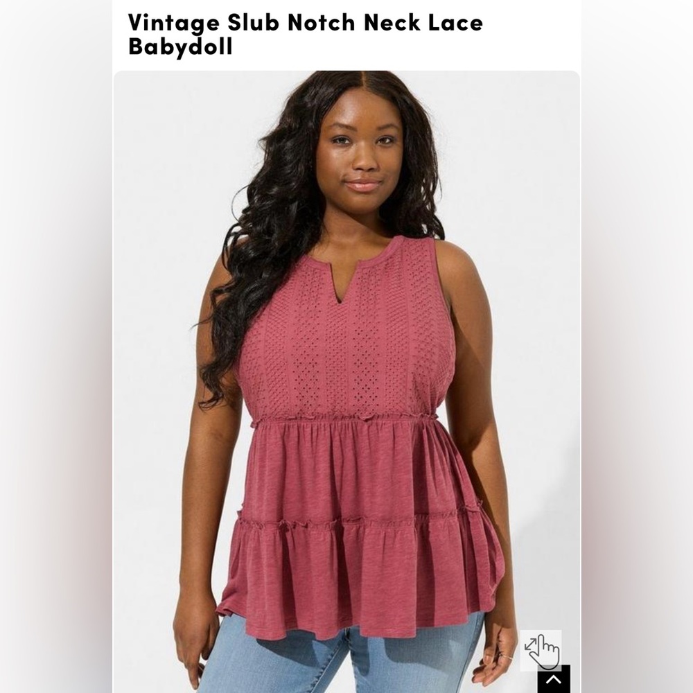 Soft, flowy ladies tank.